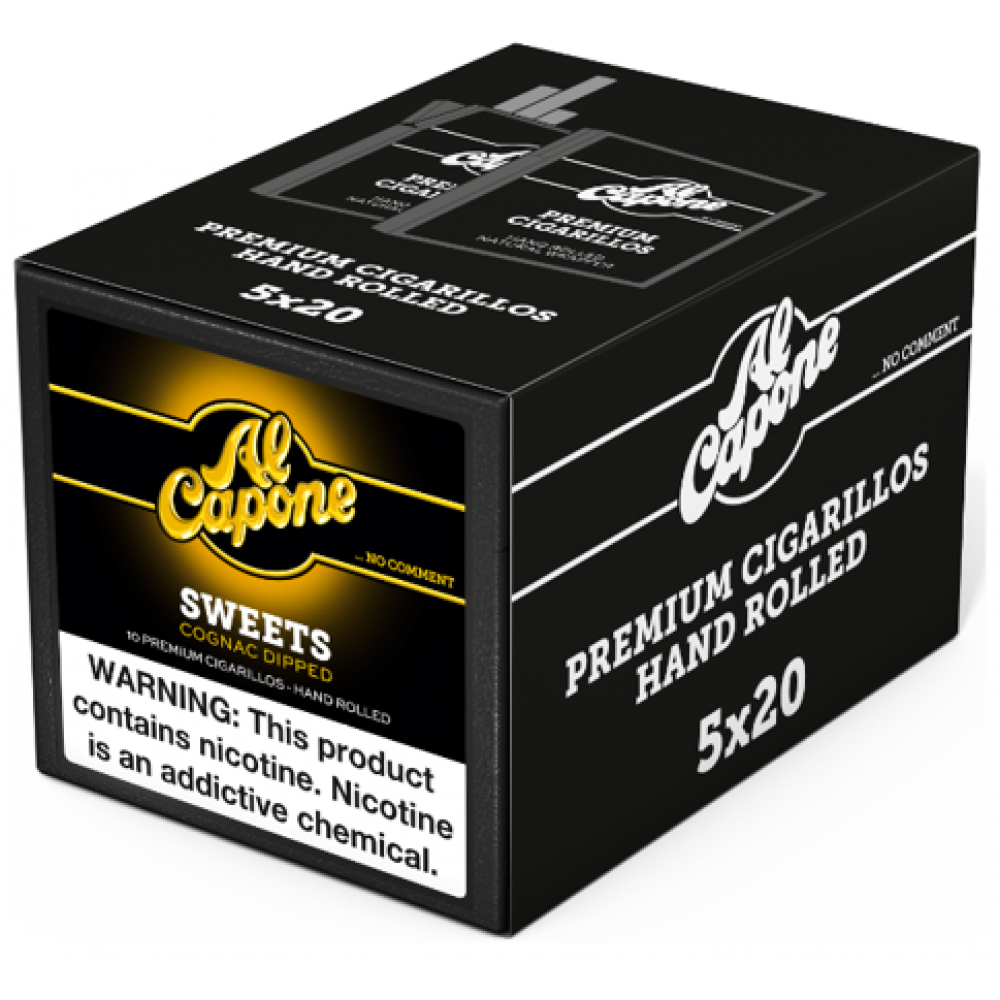 Al Capone Sweets Cognac Non-Filtered 10 Packs of 10 – Planet Cigars
